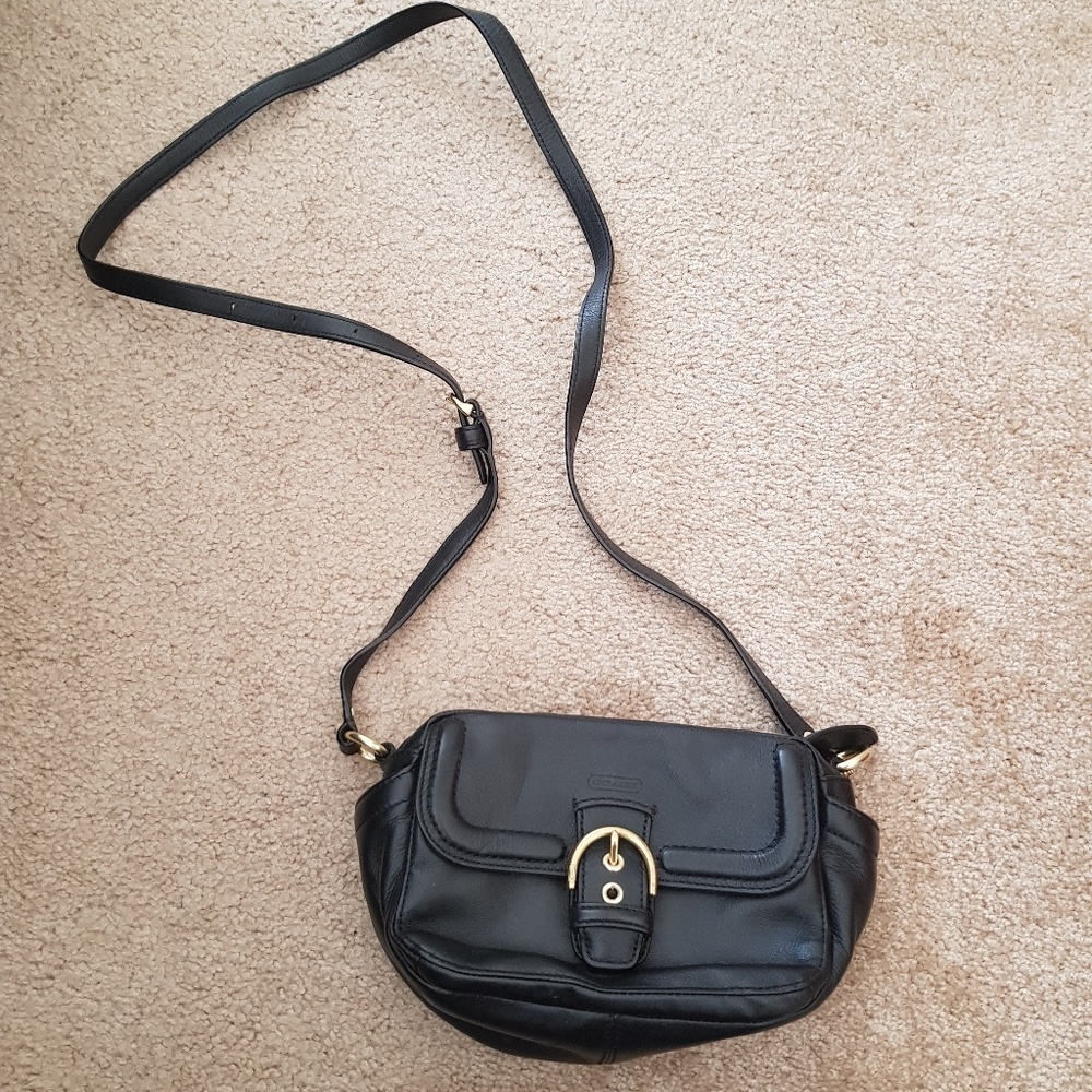 Black Coach crossbody